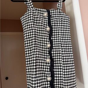 Sister Jane Black and White Mini Dress